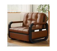 Zeng25liangOu-12 Multifunción Cama Individual Extensible con cojín Color Coco y sofá Plegable(Grande)