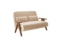 Zeng25liangOu-12 Multifunción Sofá de Madera Maciza con Cama Plegable y retráctil Simple, Doble propósito, pequeño e Individual Multifuncional, Ahorra Espacio(Grande)