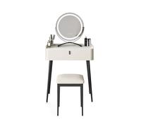 Zeng25liangOu-12 tocador de Maquillaje Tocador Moderno, Sencillo, de Madera Maciza, Alta Gama, Adecuado for Espacios Dormitorio pequeños(Grande)