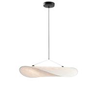 zenggp Moderna Lámpara Led De Seda WABI-sabi Boho Chic Japonesa De Altura Ajustable Lámpara Colgante Accesorio De Iluminación para Sala De Estar Comedor Dormitorio Cocina Y Oficina(40cm)