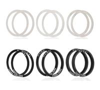 Zengjunwei 12 Juntas Buje Interior para Bicicleta Kit de Espaciadores Pedalier 24 mm Arandelas para Juego Bielas Piezas Bielas para Bicicletas Carretera para BB86/91/92/ BB30/ PF30