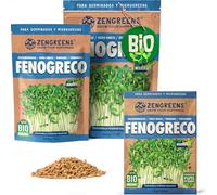 ZenGreens® - Semillas de fenogreco ecológico - Elija entre 10g, 200g y 500g - brotes de alholva - germinación de más del 97% - Microgreens