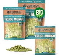ZenGreens® - Semillas de frijoles mungo ecológico - Elija entre 10g, 200g y 500g - brotes de poroto mungo - germinación de más del 97% - Microgreens