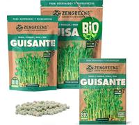 ZenGreens® - Semillas de guisante ecológico - Elija entre 10g, 200g y 500g - brotes de arveja - germinación de más del 97% - Microgreens