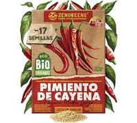 ZenGreens® - Semillas ecológicas de Pimiento de Cayena (Cayena Medio Largo) - Semillas de chile fáciles de cultivar en el jardín, el balcón o el huerto urbano - Ají