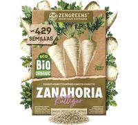 ZenGreens® - Semillas ecológicas de Zanahoria (Küttiger) - Semillas de hortalizas fáciles de cultivar en el jardín, el balcón o el huerto urbano