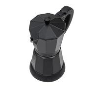 ZENGRICE Cafetera eléctrica de aluminio, jarra de 300 ml, mango antiquemaduras, boquilla en forma de V, moka espresso, jarra moka para uso doméstico, oficina, cafés