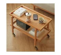 ZENGXJYCQINGJIANG Mesa Auxiliar Wood Side Several, Sofa Side Cabinet Small Coffee Table, Movable Small Table, Bedside Trolley Living Room Corner Several Dormitorio
