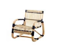 ZENGXJYCQINGJIANG Silla de Ocio con reposabrazos Silla de ratán for Exteriores - Sillón Individual con Respaldo - Perfecta for Tardes de Ocio y Siestas en el jardín Silla de ratán(Multi-Colored)