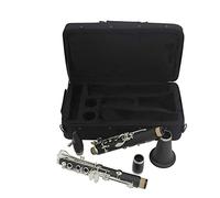 Zengxue 17 Key Clarinet BB Flat Woodind Instrument Bakelite Tube Con Caja De Accesorios De Tela De Correa clarinete estudiante