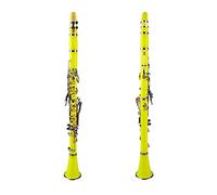Zengxue 17 Llaves BB Clarinet Set Amarillo Con Doble Funda De Lona De Doble Barril Para Estudiantes Y Jugadores Principiantes clarinete estudiante