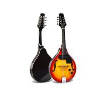 Zengxue 8 String Mandolin Puesta De Sol Luz Musical Instrumento Spruce Basswood Técnico Madera Principiantes mandolina