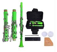 Zengxue Clarinet Professional BB Clarinet Con Accesorios De Caja Verde clarinete estudiante