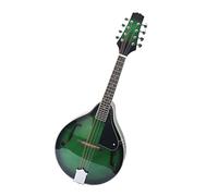 Zengxue Guitarra Verde De La Mandolina De 8 Cuerdas Mandolinas Eléctricas Acústicas Del Instrumento Musical De Madera Con Guardia Principiantes mandolina