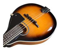 Zengxue Herramienta Redonda Del Panel De Abeto Burgundy 8 String Mandolin Con Accesorios De 7 Piezas Instrumento Musical Occidental Principiantes mandolina (Color : Orange)