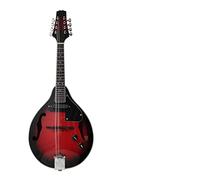 Zengxue Instrumento Musical Nacional Mandolina Tibetana Guitarra 8 String Solid Wood Pandolin Electroacústico Principiantes mandolina (Color : DS wine-red)