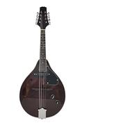 Zengxue Instrumento Musical Nacional Mandolina Tibetana Guitarra 8 String Solid Wood Pandolin Electroacústico Principiantes mandolina (Color : DS black bright)