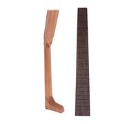 ZENGXUE Mástil guitarra eléctrica Bricolaje Cuello De Guitarra Acústica Cuello De Caoba + Rosewood 20 Frascos Diapasón Para Reemplazo