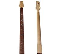 ZENGXUE Mástil guitarra eléctrica Mano Izquierda 4 Cuerdas Bajo Eléctrico Cuello De Guitarra 24F Canadá Maple Guitar Bow Guitar Brazo Mate