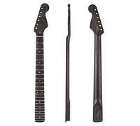 ZENGXUE Mástil Guitarra eléctrica Wengué De 22 Trastes para Cuello De Guitarra Eléctrica ST Color De Carcasa Punto De Sonido Almohada Superior De Hueso De Vaca