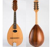 Zengxue Spruce Hecho A Mano 8 Cadena Scoop En Forma De Mandolina Instrumento Musical Treble Redondea Con Accesorios Principiantes mandolina