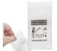 Zenic | Bolsas de Plástico Transparentes para Chuches Galletas y Caramelos | 15x30 cm | Pack Aproximado 312 Unidades | 1 kg | Sacos aptos Para Comercios Cumpleaños Comuniones