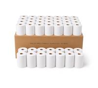 Zenic | Papel Térmico 80x80 mm | Pack 32 Rollos | TPV Impresora de Tickets Caja Registradora Datafono | Recibos Nítidos sin Tinta Aptos Terminal POS Comercio Hostelería