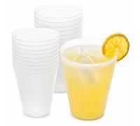 ZENIC | Vasos de Plástico Duro Desechables | 480 ml | Pack 50 Unidades | Aptos para Lavavajillas| Reutilizables Resistentes sin BPA | Ideales en Fiestas Eventos Celebraciones al Aire Libre