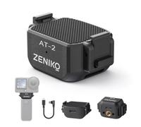 ZENIKO AT-2 Adaptador de agarre de batería para DJI Osmo Action 6 | Adaptador universal de agarre de batería para Osmo Action 6, se adapta a empuñaduras oficiales de terceros