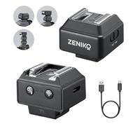 ZENIKO T1 - Mini disparador de flash inalámbrico de 2.4 G para cámaras réflex digitales Canon, Nikon, Sony, cámaras réflex digitales, transmisor y receptor para flash de cámara, disparador pequeño