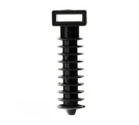 Zenitech 100 bridas tirafondo a presión Negro