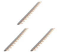 Zenitech 150010 peine 13 módulos, Negro/Blanco (Paquete de 3)