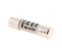 Zenitech - 3 Fusibles Cerámicos 10,3 x 38 mm - 25A - Gris - Certificados NF - Sin Indicador - Potencia Máxima 25A - Ideal para Circuitos Eléctricos - Seguridad Óptima para Instalaciones