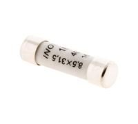 Zenitech - 3 Fusibles de Cerámica sin Indicador - 8,5 x 31,5 mm - 10A - Alta Resistencia - Blanco - Protección Eléctrica para Aparatos Domésticos - Compatible con Instalación Interior