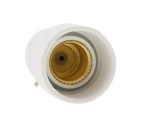 Zenitech - Adaptador de Casquillo B22 a E14 - Convertidor Práctico para Bombillas - Instalación Fácil - Compatible con Lámparas Interiores - Blanco - 5cm