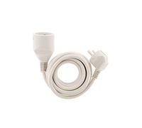 Zenitech - Alargador 16A 2P+T HO5VV-F 3G1.5mm² Blanco 10m
