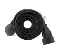 Zenitech - Alargador 16A HO5VV-F 3G1.5mm² Negro 3m