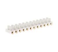 Zenitech - Broche, 12 unidades, sección 10 mm², color blanco
