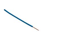 Zenitech - Cable de Alimentación Eléctrica H07V-U 1,5 mm² - Conductor Monohilo con Aislante de PVC - Uso Interior - Conexiones Residenciales - Tensión Nominal Hasta 700V - 25 m - Azul