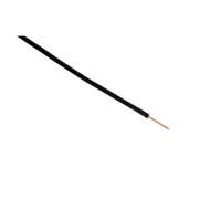Zenitech - Cable De Alimentación Eléctrica H07V-U 1,5mm² - Cable Monoconductor Con Aislante PVC - Uso Interior - Tensión Nominal 700V - Negro - 25m