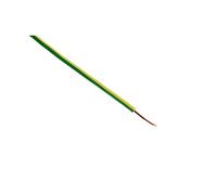Zenitech - Cable de Alimentación Eléctrica H07V-U 2,5 mm² - Conductor Monohilo con Aislante de PVC - Uso Interior - Conexiones Residenciales - Tensión Nominal Hasta 700V - 10 m - Amarillo y Verde