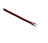 Zenitech - Cable De Audio Hi-Fi 2x 0,35mm² - Conductores De Cobre Para Señal Óptima - Minimización De Interferencias - Compatibilidad Universal - Rojo - 5m