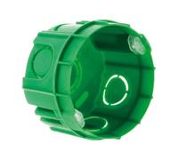 Zenitech Caja de empotrar Ø65mm P.40mm Verde