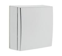 Zenitech - Caja de Conexiones Superficie Bel'Vue - Con Regleta de 4 Bornes - Gris - Sin Tornillos a la Vista - Compatible con Molduras Estándar - Pre-Perforación en 4 Lados para Cables
