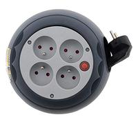 Zenitech - Carrete doméstico 3 metros 4 tomas 16A