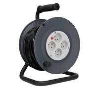 Zenitech - Carrete HO5VV-F 4 tomas 3G1.5 25m + disyuntor