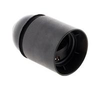 Zenitech - Casquillo Termoplástico E27 - Acabado Liso para Portalámparas E27 - Tensión Máx 250V - Intensidad Máx 4A - Negro