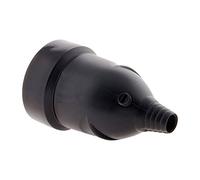 Zenitech - Clavija Hembra 16A 2P+T - Negra - Certificada NF - Compatible con Tomas Tipo E - Diseño Robusto para Uso Intensivo - Ideal para Instalaciones Eléctricas Residenciales y Comerciales