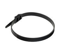 Zenitech - Collares De Cableado 9 X 260 Mm - Lote De 25 - Plástico Sólido Para Fijación De Cables, Fundas Y Tubos IRL - Instalación Rápida Y Fiable - Negro - 260 Mm
