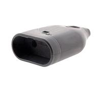 Zenitech - Enchufe 2P 6A hembra - Negro